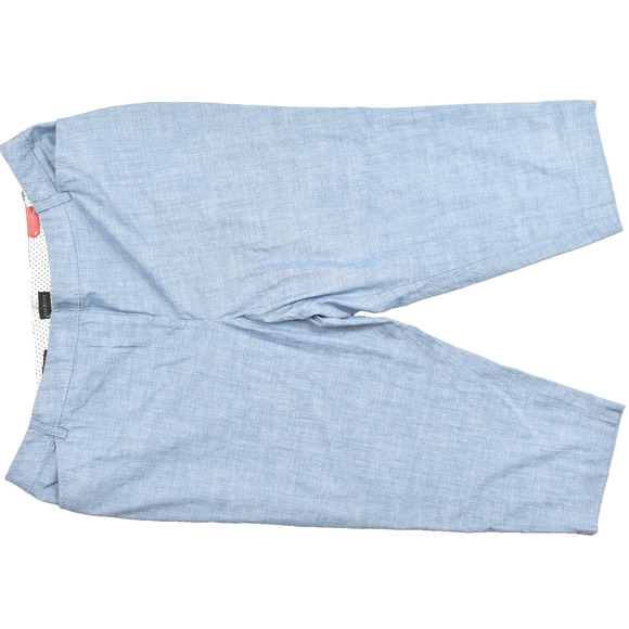 Talbots Women's Blue Linen Blend Perfect Crop Pants Plus Size 24W - Picture 1 of 8